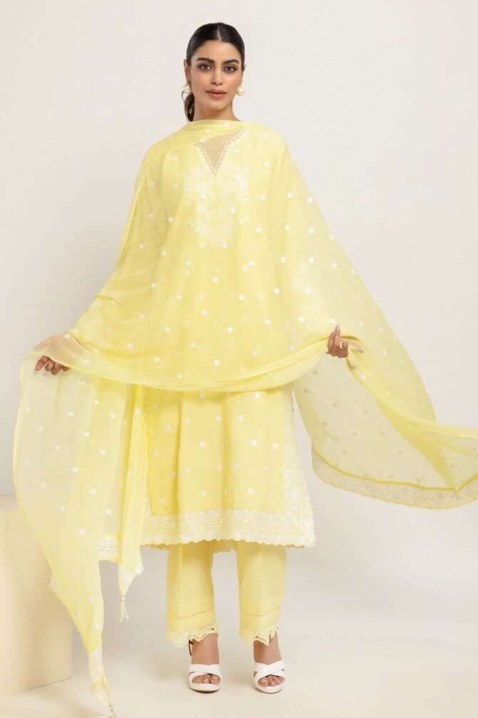 3 Piece Shirt Bottom Dupatta Khaadi EST24115 Gulbuy 2