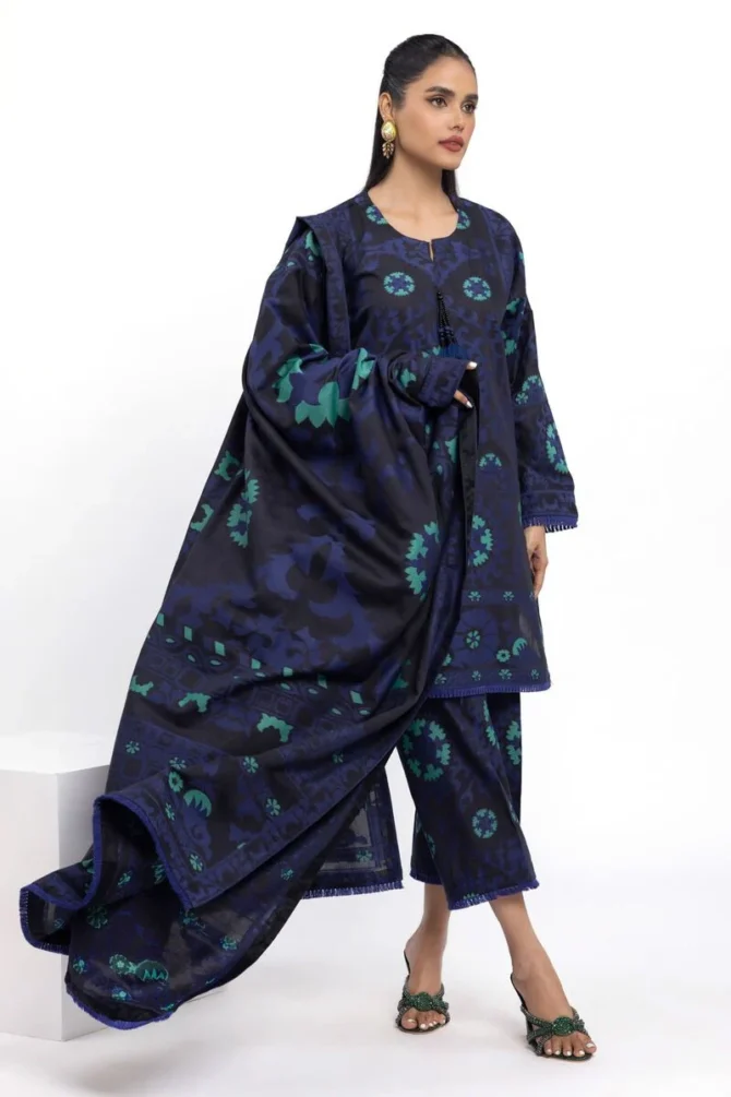 3 Piece Shirt Bottom Dupatta Khaadi EST24120 gulbuy 1