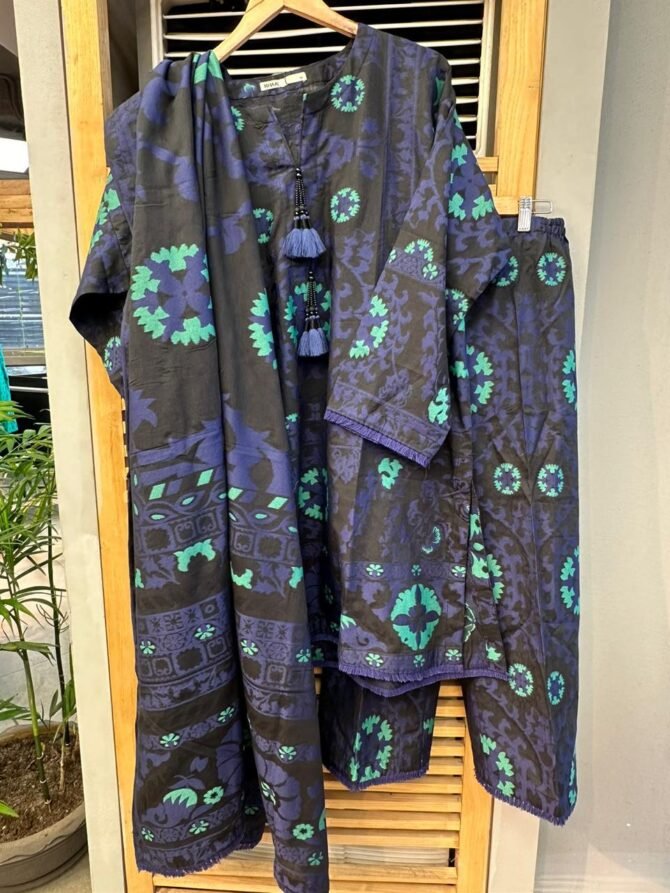 3 Piece Shirt Bottom Dupatta Khaadi EST24120 gulbuy 1