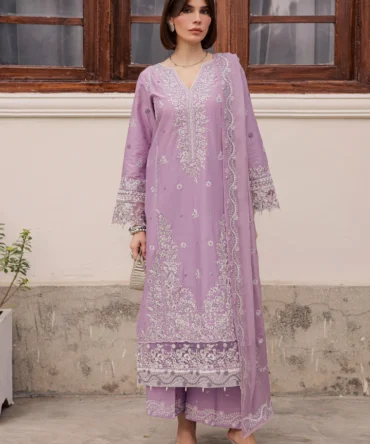 Banafsh 3Pc Festive Embroidered Lawn BATIK 25194707648558