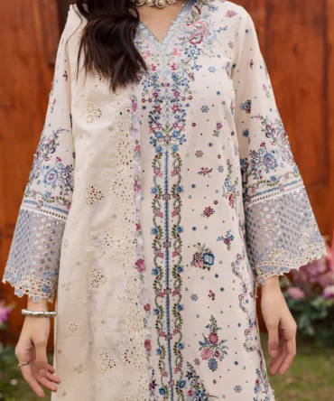 Ela Noor 3Pc Festive Embroidered Lawn BATIK 25207851483182