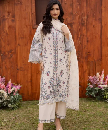 Ela Noor 3Pc Festive Embroidered Lawn BATIK 25207851548718