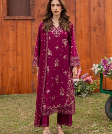 Rubba 3Pc Festive Embroidered Lawn BATIK 25209947095086