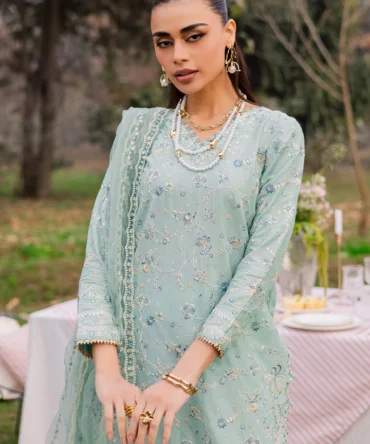 Blue Swan 3Pc Festive Embroidered Lawn BATIK 25224595832878