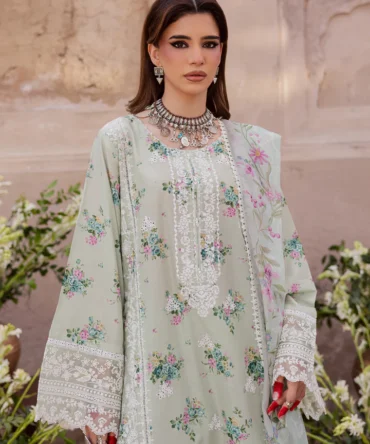 Green Pie 3Pc Festive Eid Prints BATIK 25255900872750