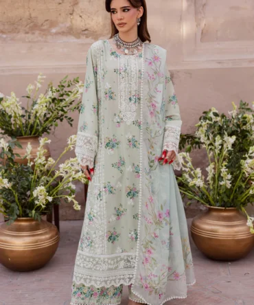 Green Pie 3Pc Festive Eid Prints BATIK 25255900905518