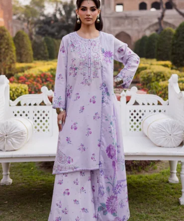 Morticia Lilac 3Pc Festive Eid Prints BATIK 25255901560878