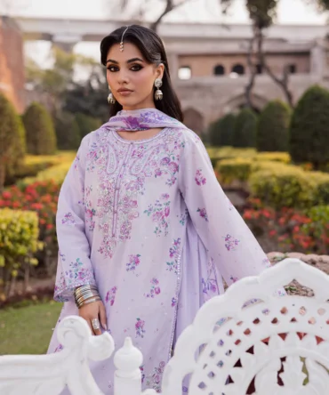 Morticia Lilac 3Pc Festive Eid Prints BATIK 25255901659182