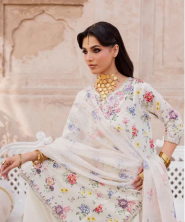 Qissa 3Pc Festive Eid Prints BATIK 25255896154158