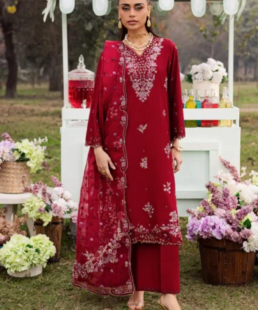 Ruby Ghazal 3Pc Festive Embroidered Lawn BATIK 25224597962798
