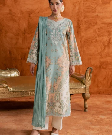 Blue Olaf 3Pc Printed Lawn Dress BATIK 25340316352558 1800x1800