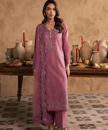 Dhinara 3Pc Embroidered Festive Pret BATIK 25354566500398 1800x1800