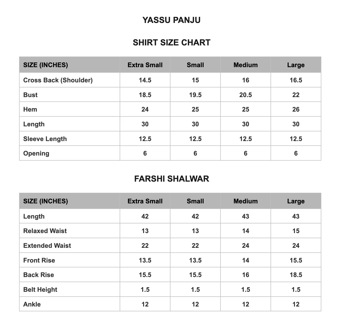 YASSU PANJU