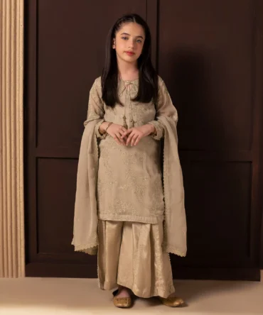 Kids 3 Pcs Danedar Chiffon C9787 Sha Posh Textile 246686815