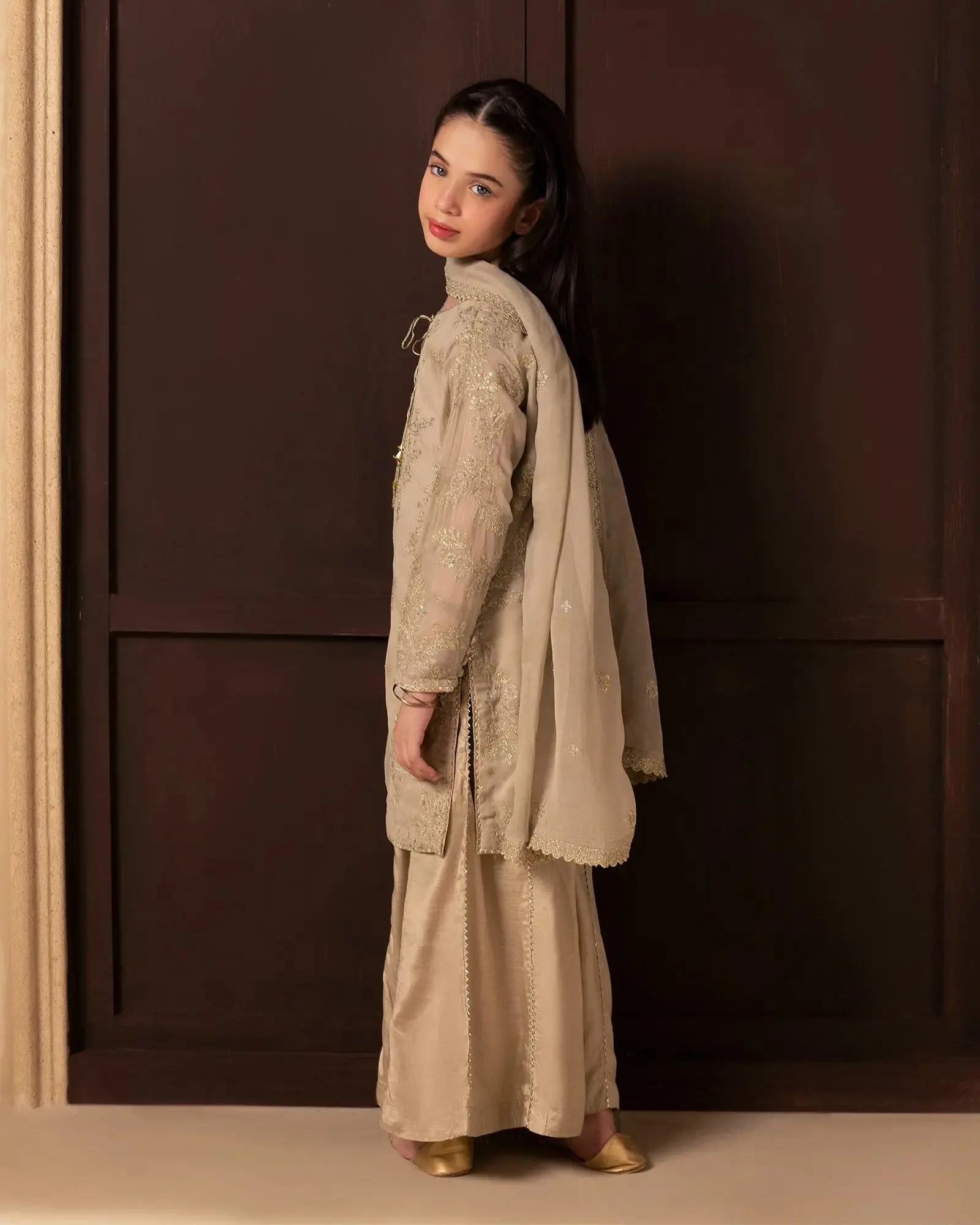 Kids 3 Pcs Danedar Chiffon C9787 Sha Posh Textile 246687251