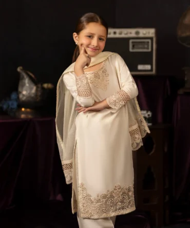 Kids Korean Raw Silk 3PC 1204 Sha Posh Textile 238088524